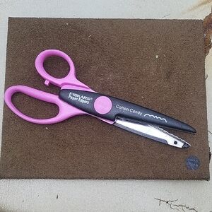 Fiskars Pink and Black Scissors For Scrapbooking
